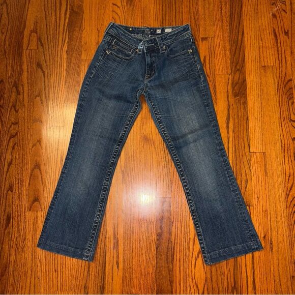 MISS ME Bootcut Jeans Wing Embellished Pockets Size 30 - Picture 2 of 7